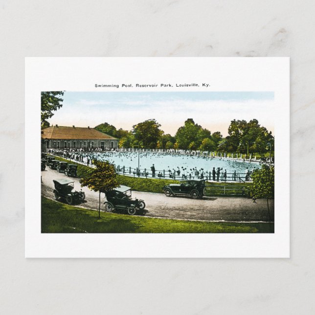Carte Postale Réservoir Park, Louisville, Kentucky (Devant)
