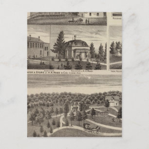 Carte Postale Résidence à Hutchinson, Minnesota