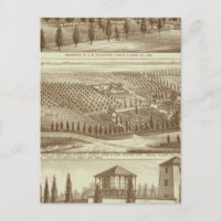 Résidence, crèche, stable, Visalia, Cal