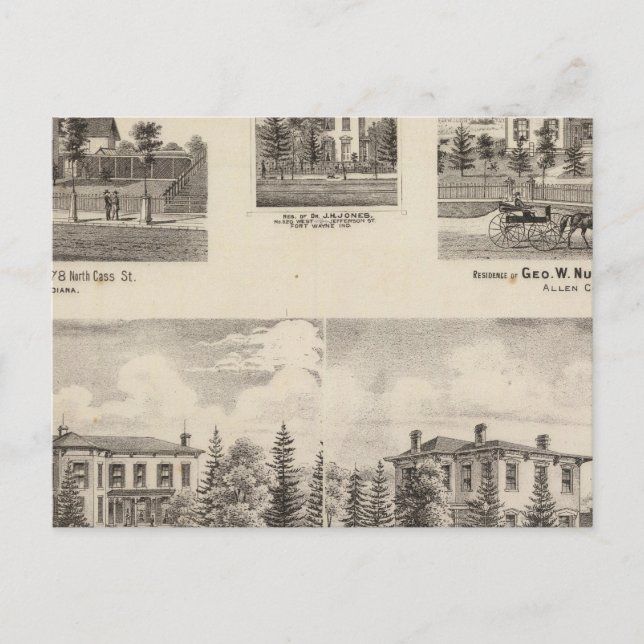 Carte Postale Résidence de Henry Baker et autres (Devant)