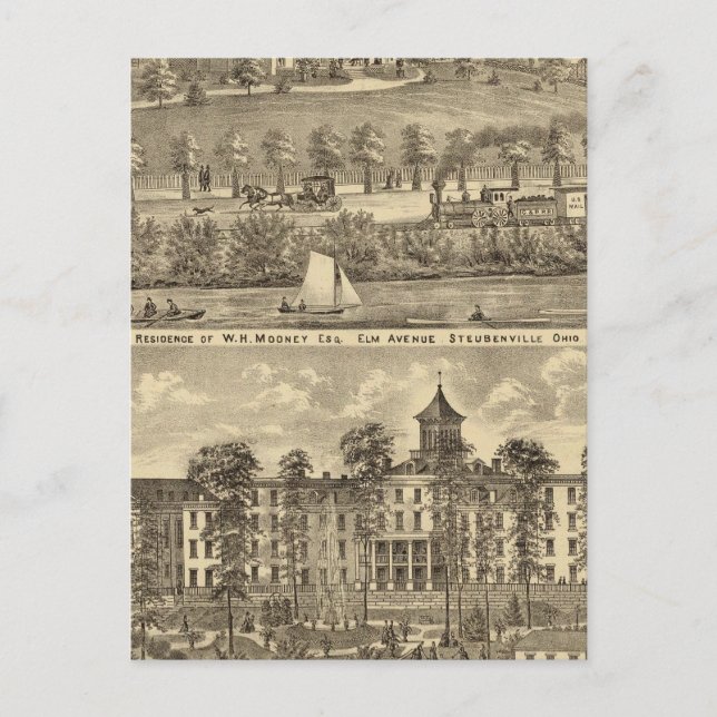 Carte Postale Résidence de WH Mooney (Devant)