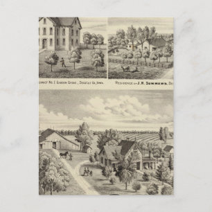 Carte Postale Résidences et école à Garden Grove