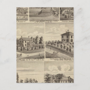Carte Postale Résidences, fermes en Polk