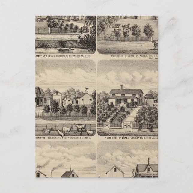 Carte Postale Résidences, Minnesota 2 (Devant)