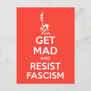 Carte Postale Résister Au Fascisme