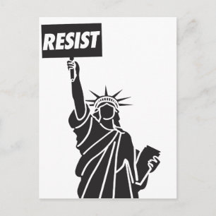 Carte Postale Résister_pour_Liberté