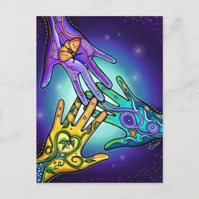 Carte Postale Respire (Devant)