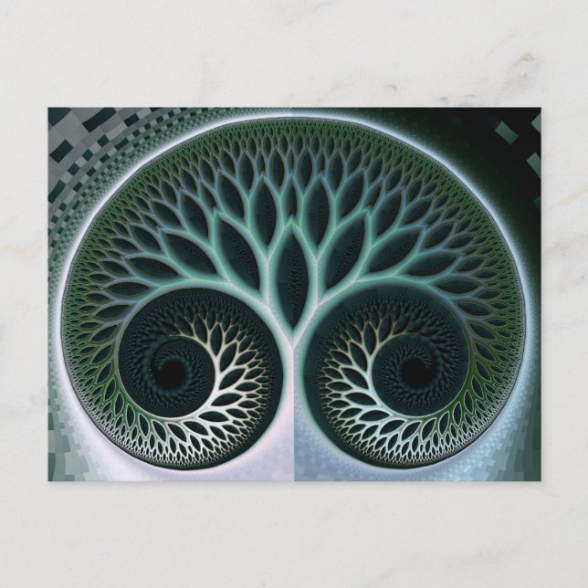 Carte Postale Respirer Belle Nature Art Abstrait (Devant)