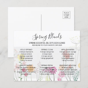 Carte postale Ressort Essential Oils Blend