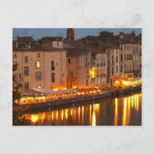 Carte Postale Restaurants le long de la rivière l'Hérault. L'Hér