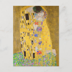 Carte Postale Restauré Gustav Klimt Le Kiss Art Nouveau