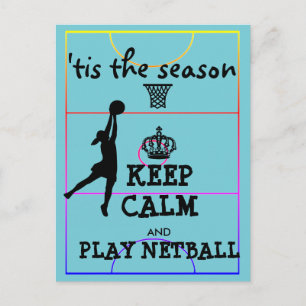 Carte Postale Restez Calme Cette Saison De Netball