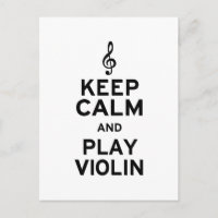 Restez calme et jouez au violon