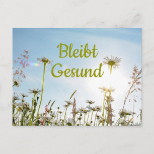 Carte Postale Restez en bonne santé  -