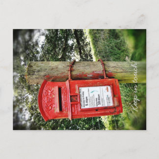 Carte Postale Restez en contact !