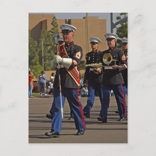 Carte Postale Résumé Description Le tambour principal mène le Ma (Devant)