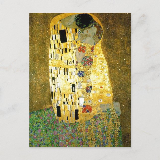 Carte Postale Résumé Description Peinture de Gustav Klimt www.ya (Devant)
