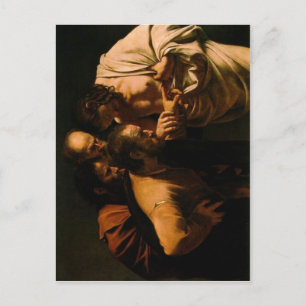 Carte Postale Résumé Espa? ol : La incrédulidad de Santo Tom? s 