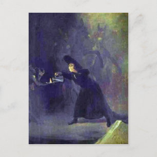 Carte Postale Résumé Francisco de Goya : The Bewitched Man (c. 1