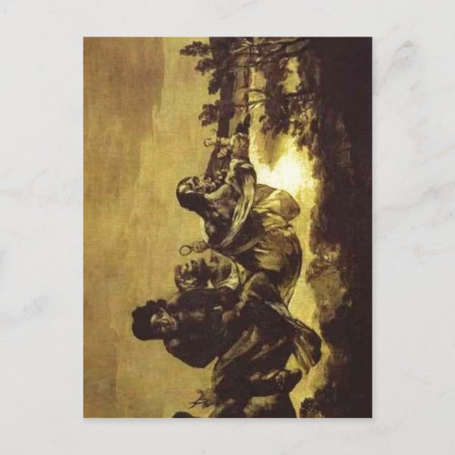 Carte Postale Résumé Francisco de Goya, The Fates Atropos (vers  (Devant)