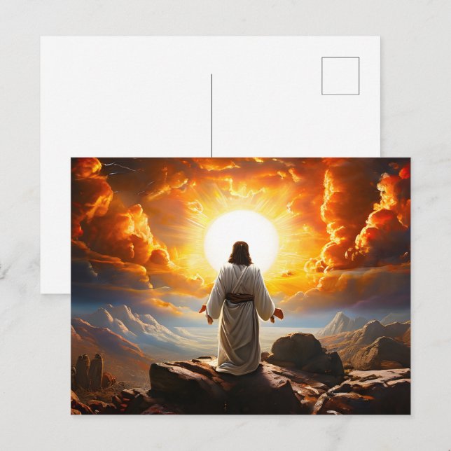 Carte Postale Résurrection de Jésus-Christ (Devant / Derrière)