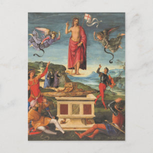 Carte Postale Résurrection de Jésus par Raphaël