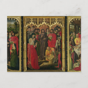 Carte Postale Résurrection de Lazare Triptych; L'Élevement de L