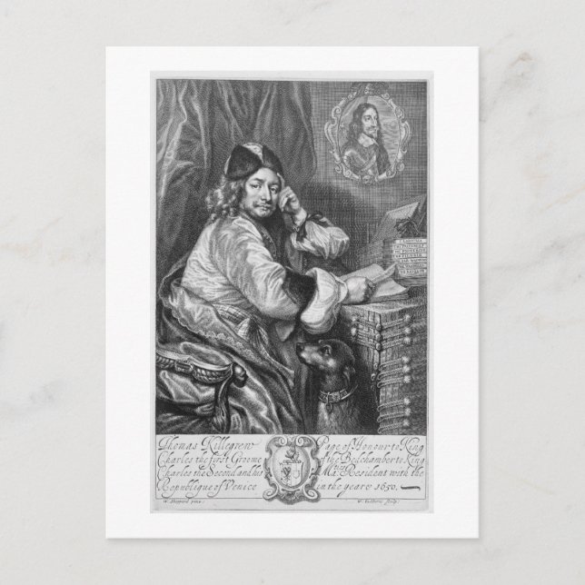 Carte Postale Rétoration de Thomas Killigrew (1612-83) (Devant)