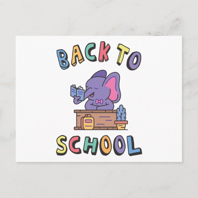 Carte Postale Retour à l'école (Devant)