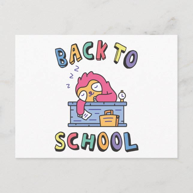 Carte Postale Retour à l'école (Devant)