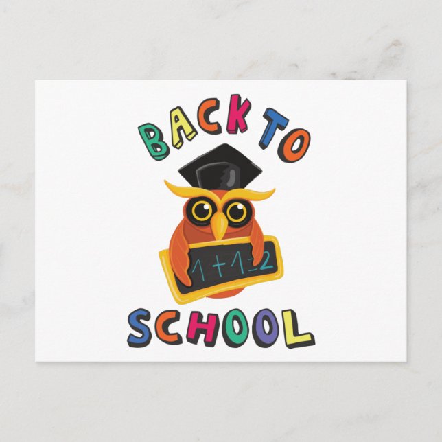 Carte Postale Retour à l'école (Devant)