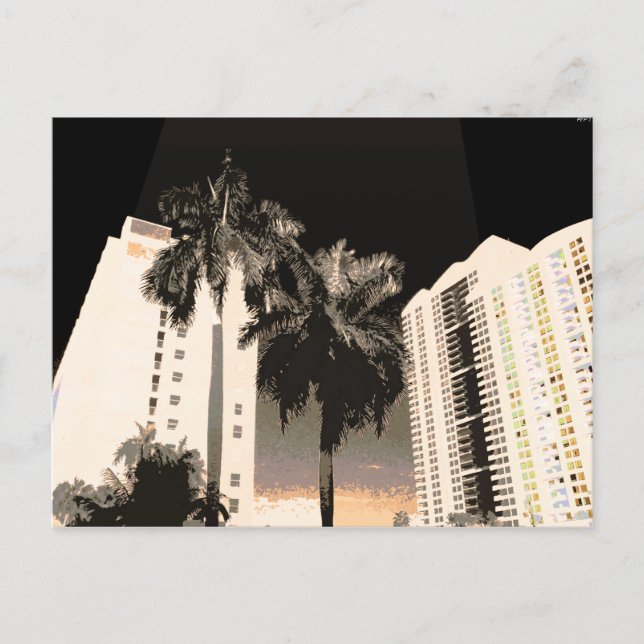 Carte Postale Retour À Miami (Devant)
