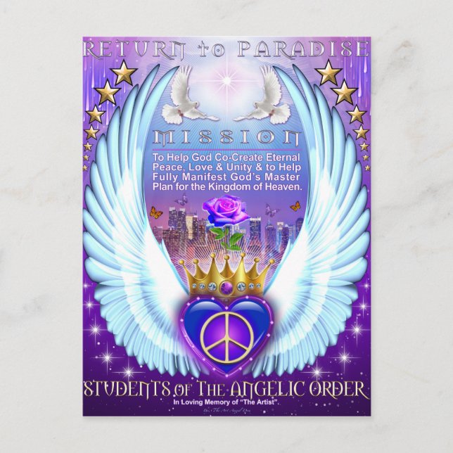 Carte Postale Retour à Mission Paradise (Devant)