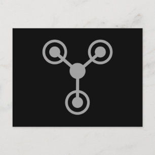 Carte Postale Retour dans les années 80 par la machine à voyager