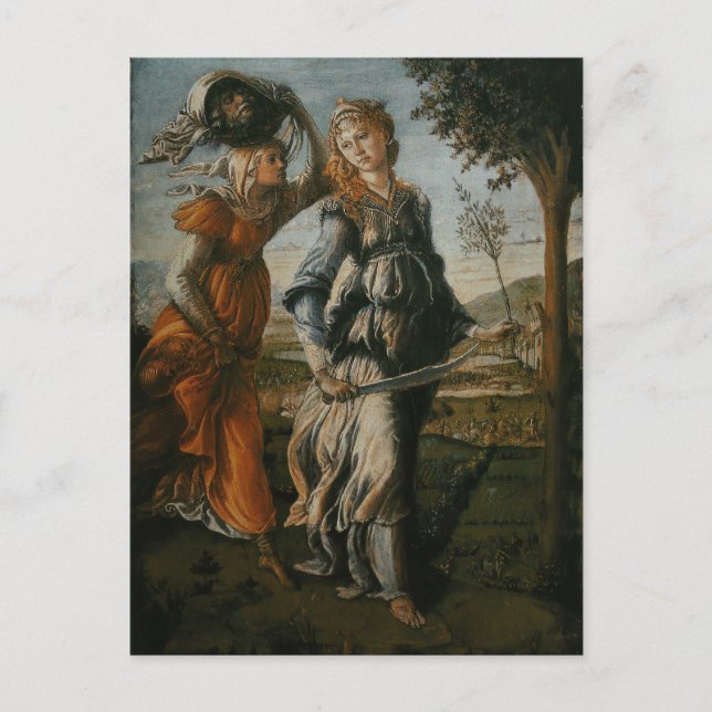 Carte Postale Retour de Judith à Bethulia par Botticelli (Devant)