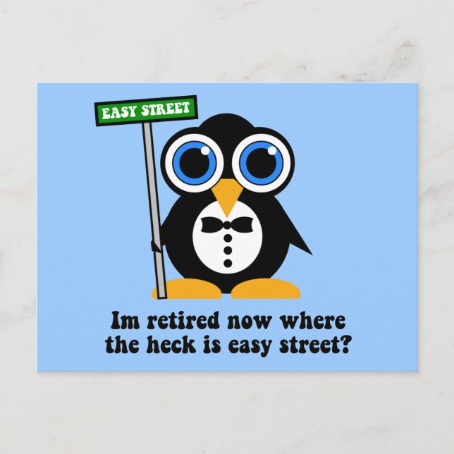 Carte Postale retraite amusante (Devant)