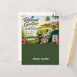 Carte Postale Retraite de golf en Floride