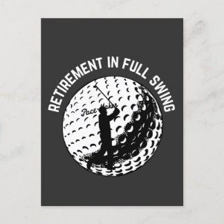Carte Postale Retraite en plein Humour à aile amusante T-shirt K