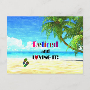 Carte Postale Retraité et adoré !