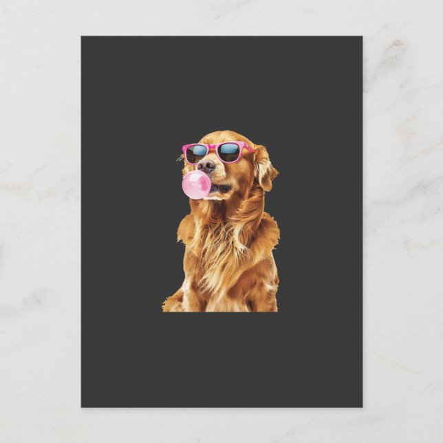 Carte Postale Retriever doré   (Devant)
