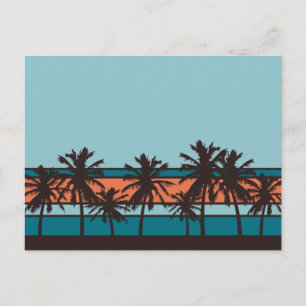 Carte postale Retro Beach
