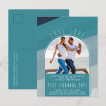 RETRO Beach Vibe Mariage Papier photo