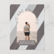 RETRO Beach Vibe Mariage Papier photo