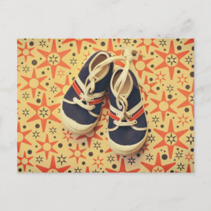 Carte postale Retro Chaussures