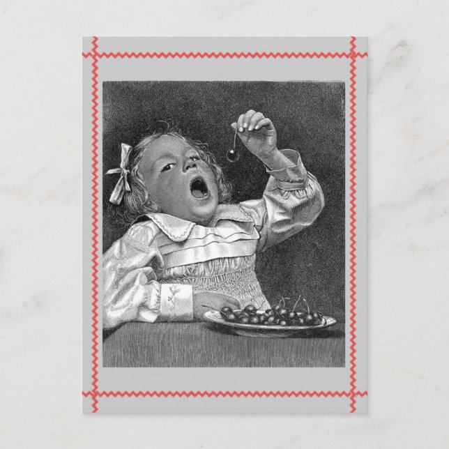 Carte postale rétro Cherry Guilt (Devant)
