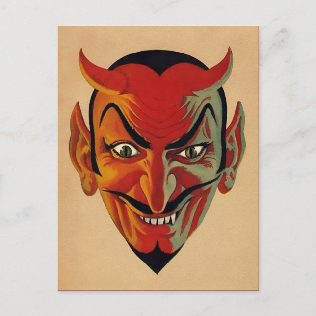 Carte postale Retro Devil (Devant)