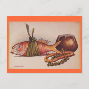 Carte Postale Retro Hawaiian Luau