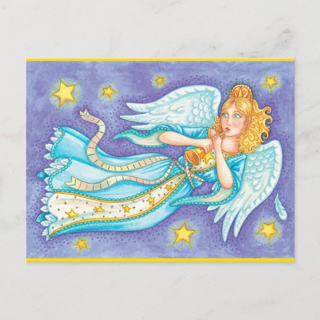 Carte postale Retro Holiday Angel (Devant)
