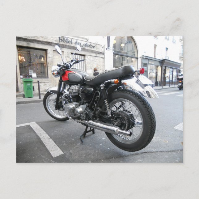 Carte Postale Rétro Kawasaki W650 (Devant)