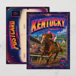 Carte postale rétro Kentucky des années 80